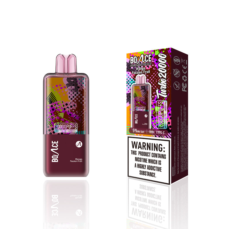 Bounce Vape Turbo 20000Puffs  | dispossable vape Wholesale Crystal Online Mesh Coil 5%Nicotine Rechargeable