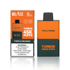Bounce Vape TurboS 45000 Puffs | Disposable Vape 2% 5% Nicotine Big Puffs Low Price Free shipping Rechargeable