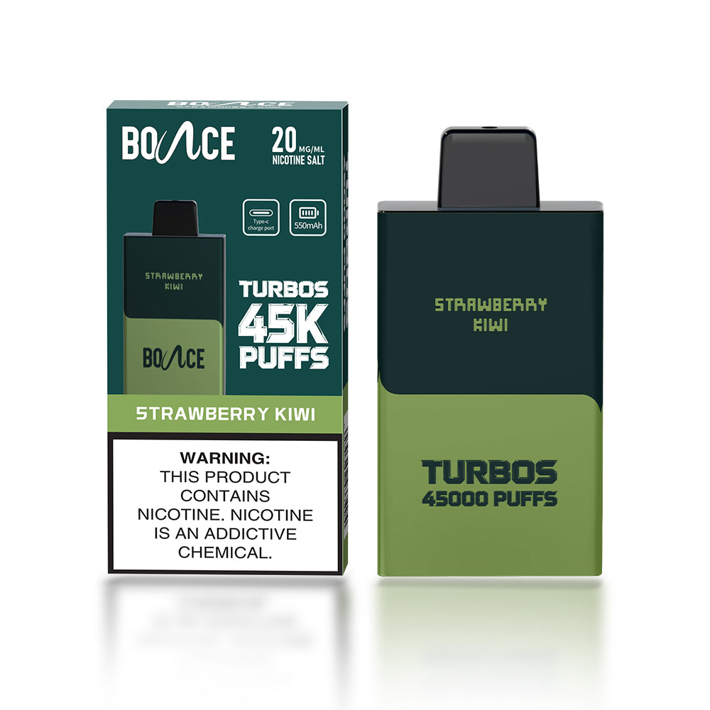 Bounce Vape TurboS 45000 Puffs | Disposable Vape 2% 5% Nicotine Big Puffs Low Price Free shipping Rechargeable